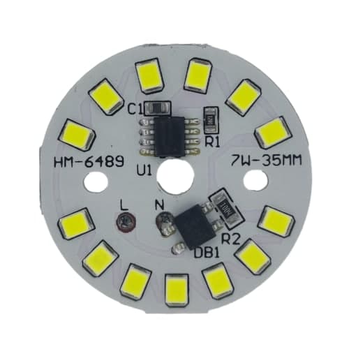 پنل گرد LED-7W-ورودی 220v-مهتابی